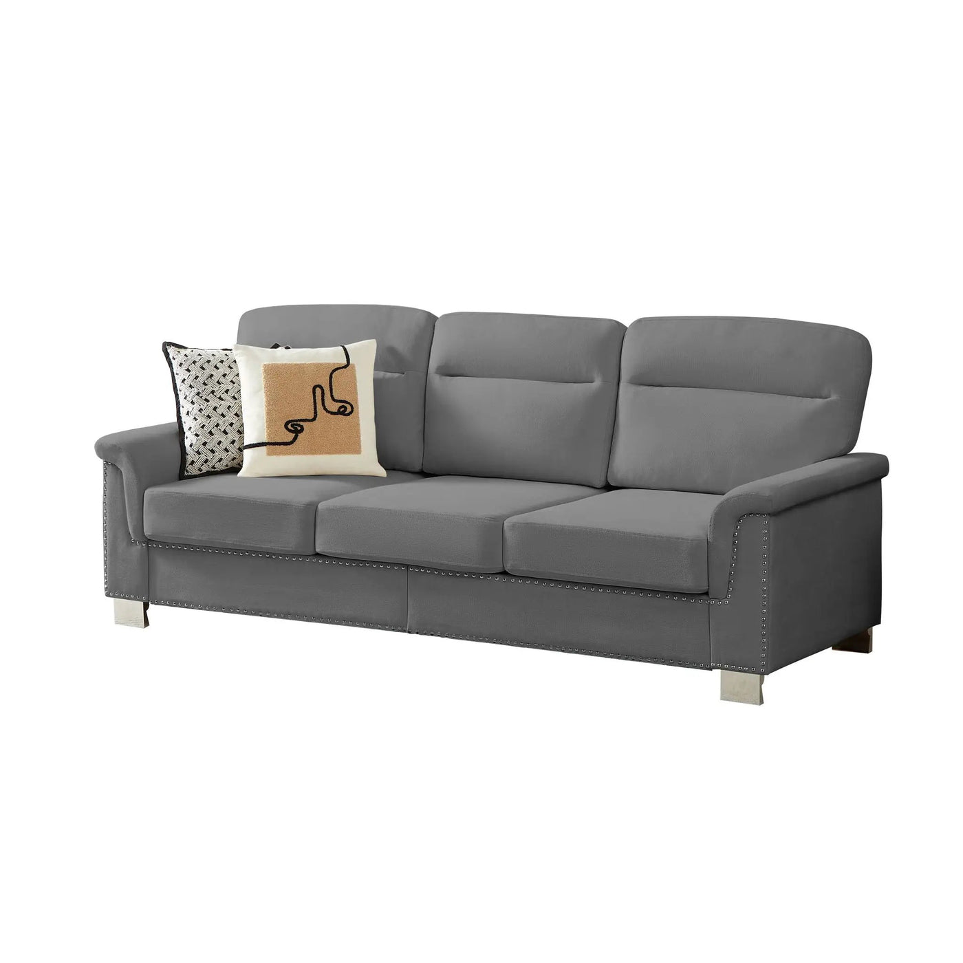 3 Seater Elegant Stationary Sofa by Unique Piece Furniture