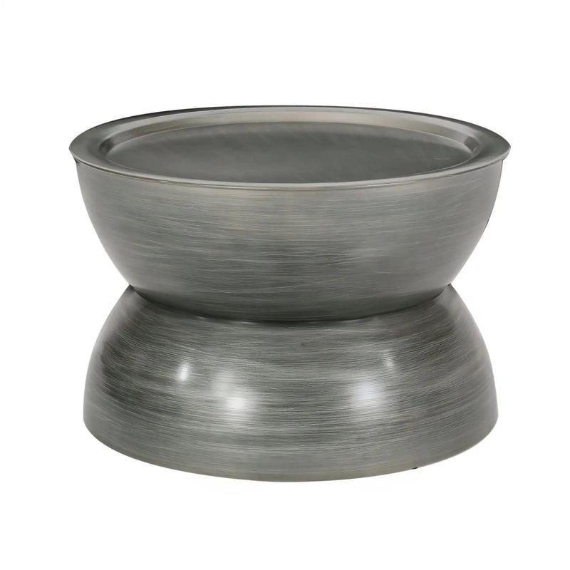Sparling Modern Iron Hourglass Coffee Table by HouseOfZazla