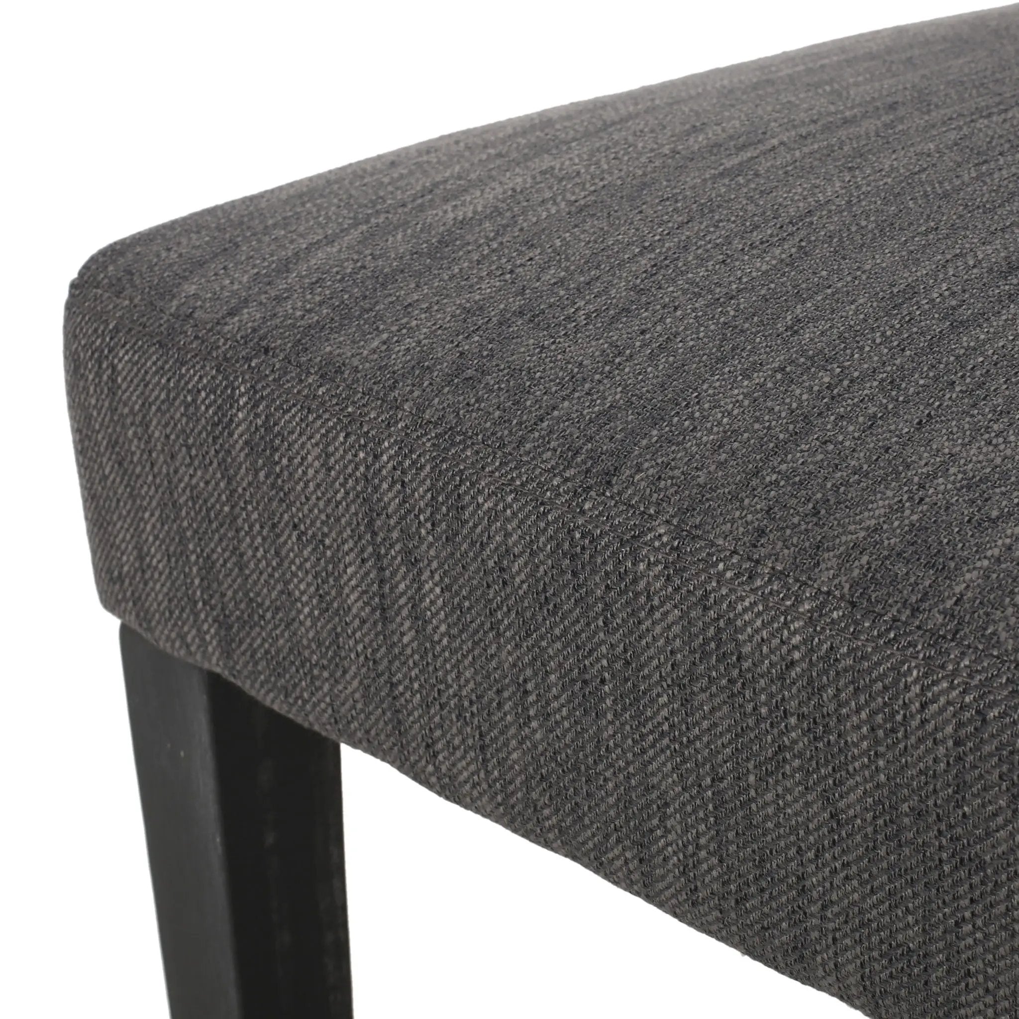 Contemporary Dining Chair with Upholstered Seating and Tapered Legs by HouseOfZazla