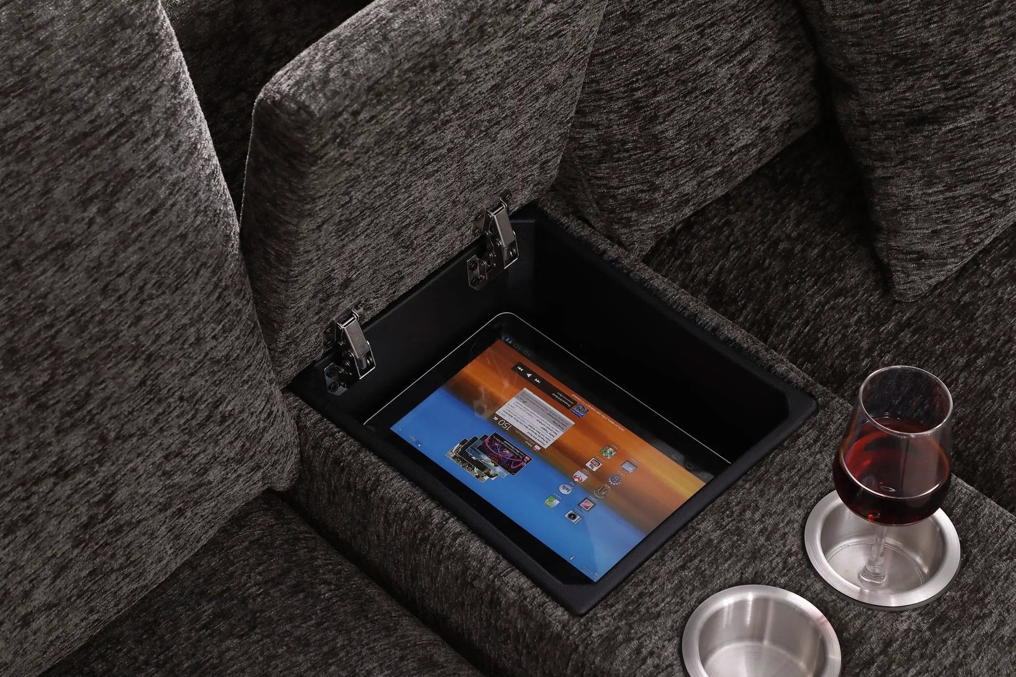 Nyeisha - Piece Upholstered Sofa & Chaise - Coffee by Unique Piece Furniture