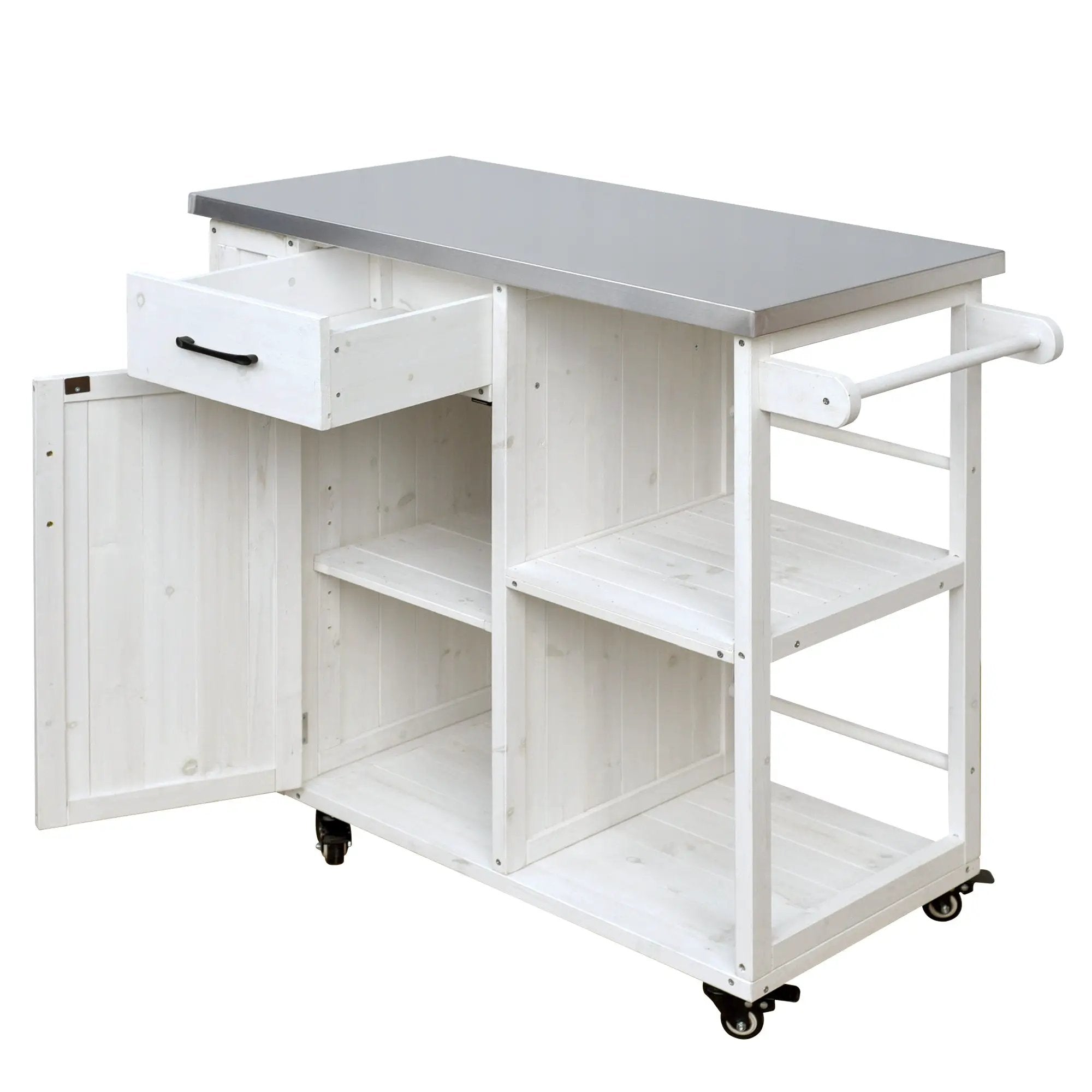 Outdoor Kitchen Island Fir Wood Prep Station by HouseOfZazla