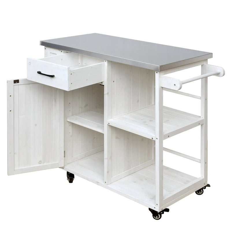 Outdoor Kitchen Island Fir Wood Prep Station by HouseOfZazla