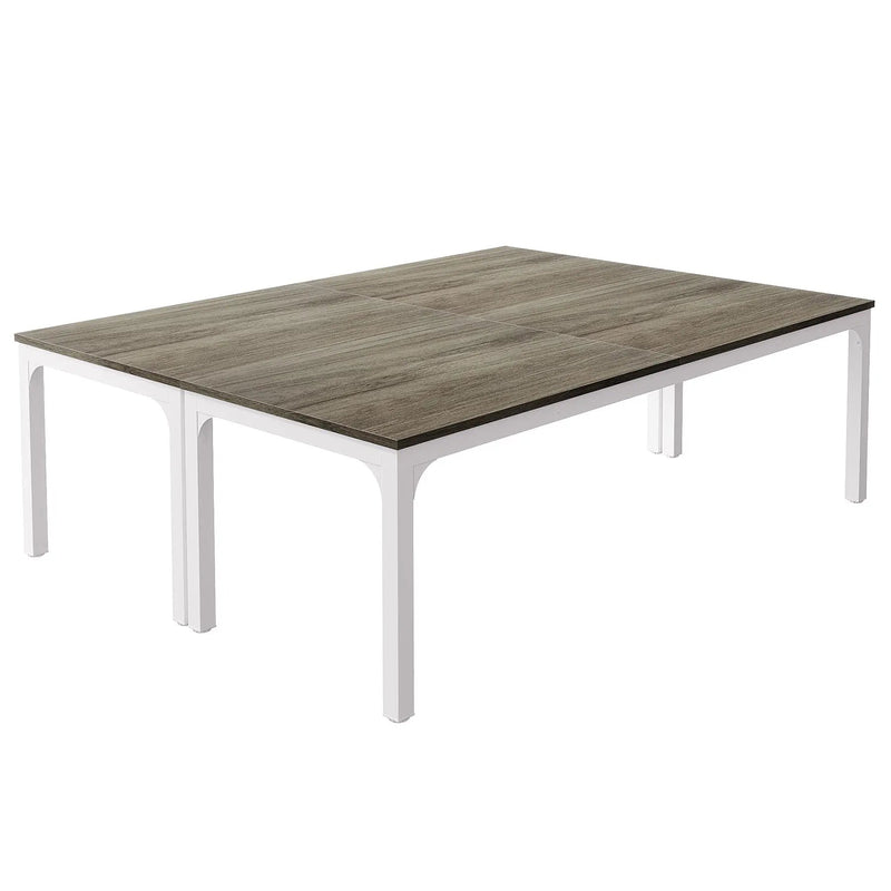 Extra Long 2 Person Computer Desk With Collaborative Workstation by HouseOfZazla