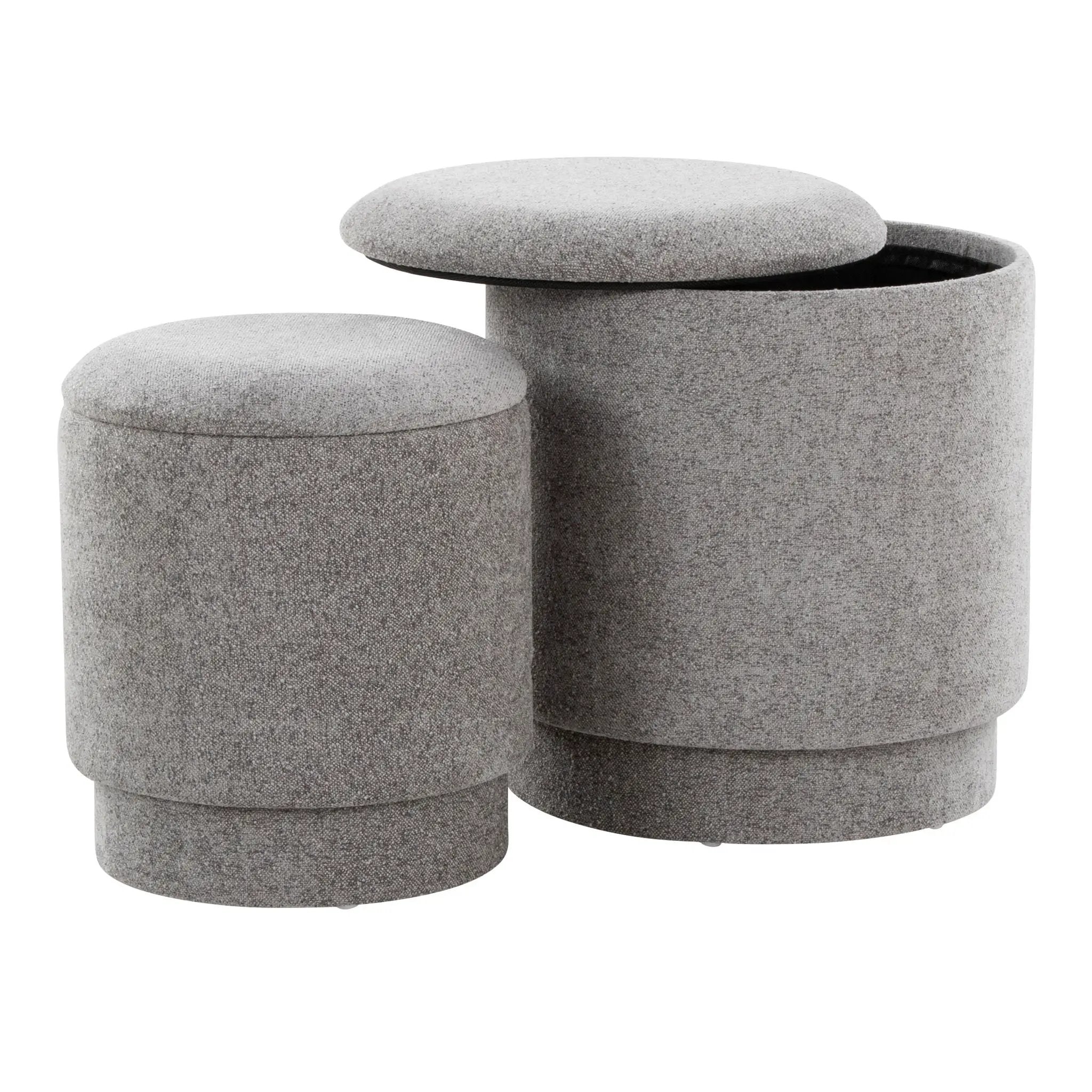 Marla - Upholste Contemporary Ottoman Set by Unique Piece Furniture