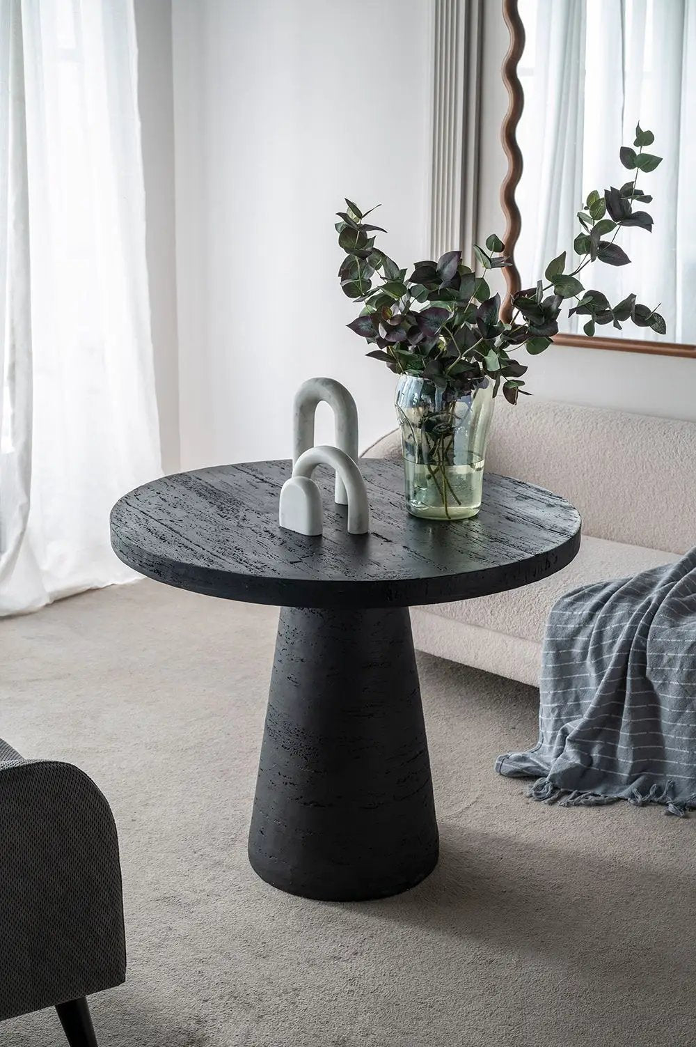 Round Dining Table With Pedestal Base by Unique Piece Furniture