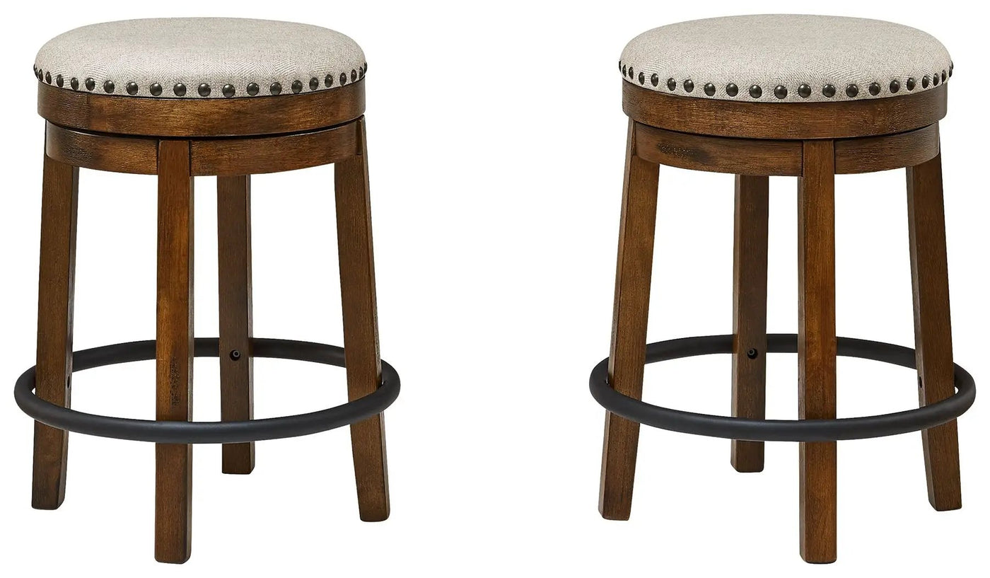 Valebeck - Upholstered Swivel Stool by Unique Piece Furniture