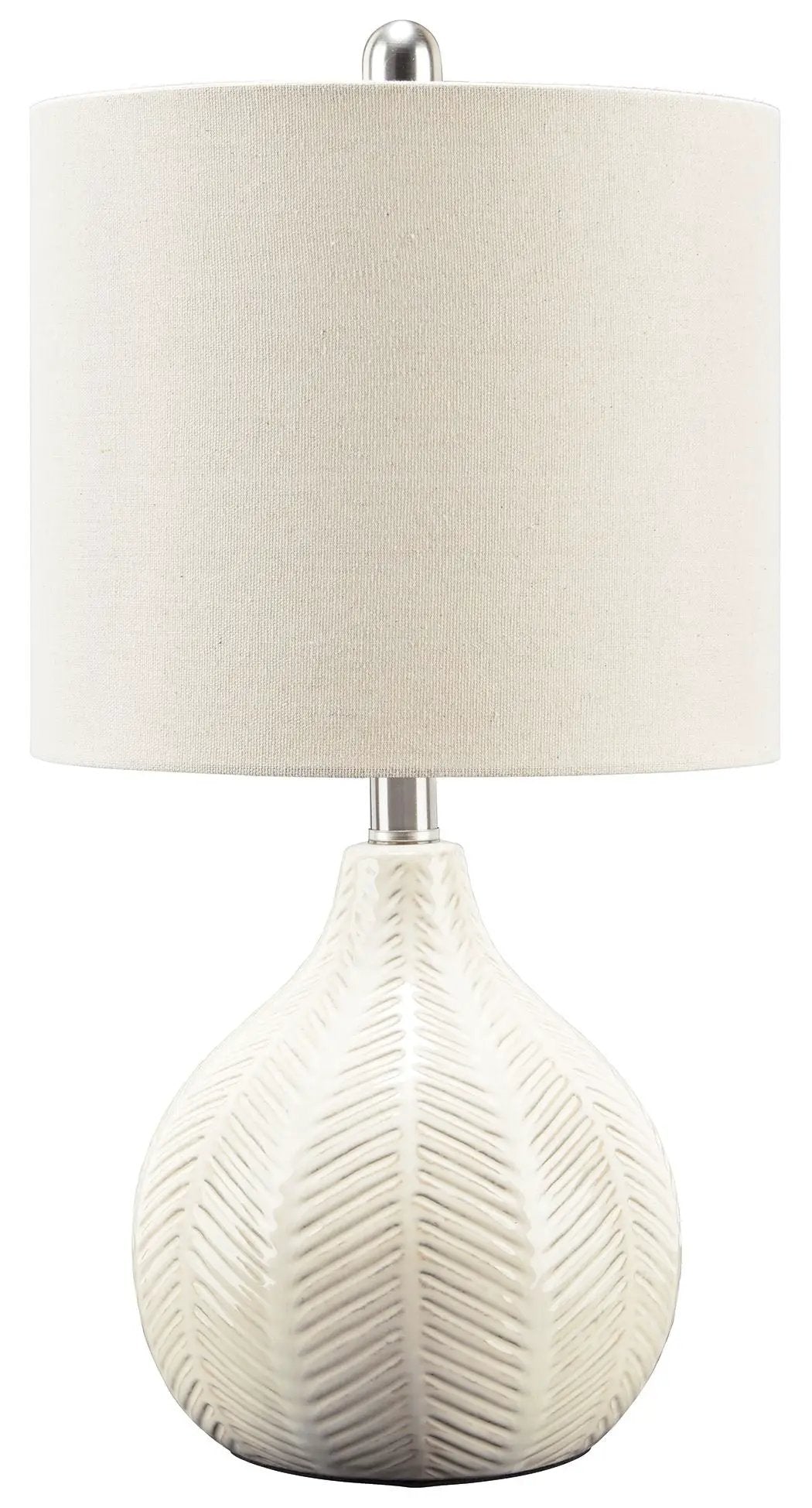 Rainermen - Ceramic Table Lamp - Off White by Unique Piece Furniture