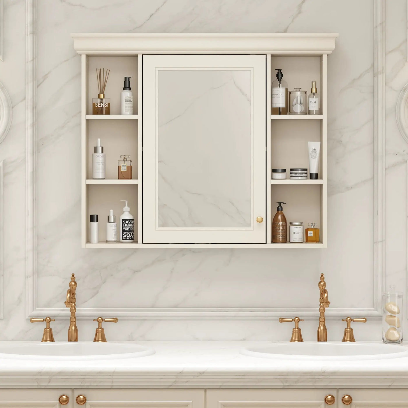 Wall Mounted Bathroom Storage Cabinet With Mirror Door by HouseOfZazla