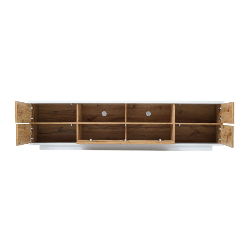 Modern TV stand with Multi-Functional Storage by BLAKHOM