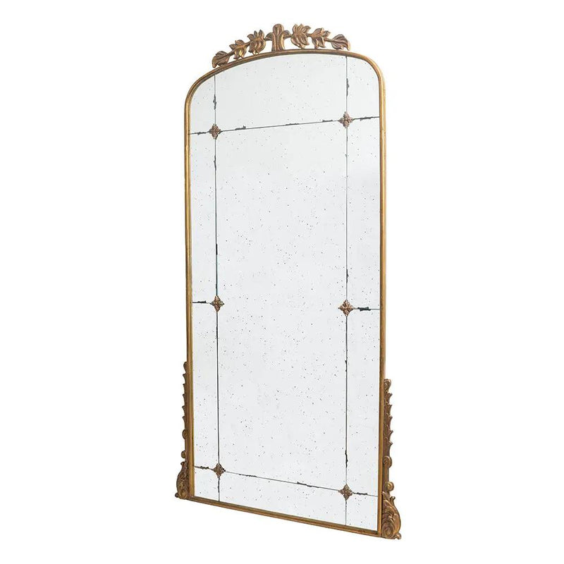 Lavish - Full Length Mirror, AntiqueMetal Floor Mirror For Living Room, Bedroom - Gold by Unique Piece Furniture