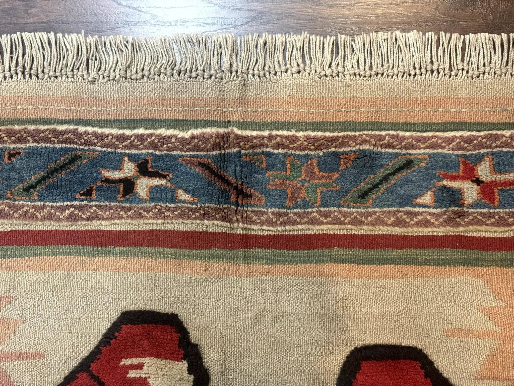 Turkish Kilim Rug 2.5 x 4.7, Flatweave Bohemian Blanket Rug, Wall Hanging Tapestry Rug by Jewel Rugs