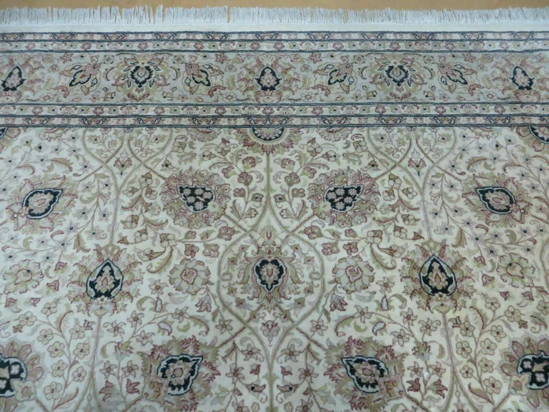 6' X 9' Vintage Fine Handmade Pakistan Oriental Floral Wool Rug Carpet Nice by Jewel Rugs