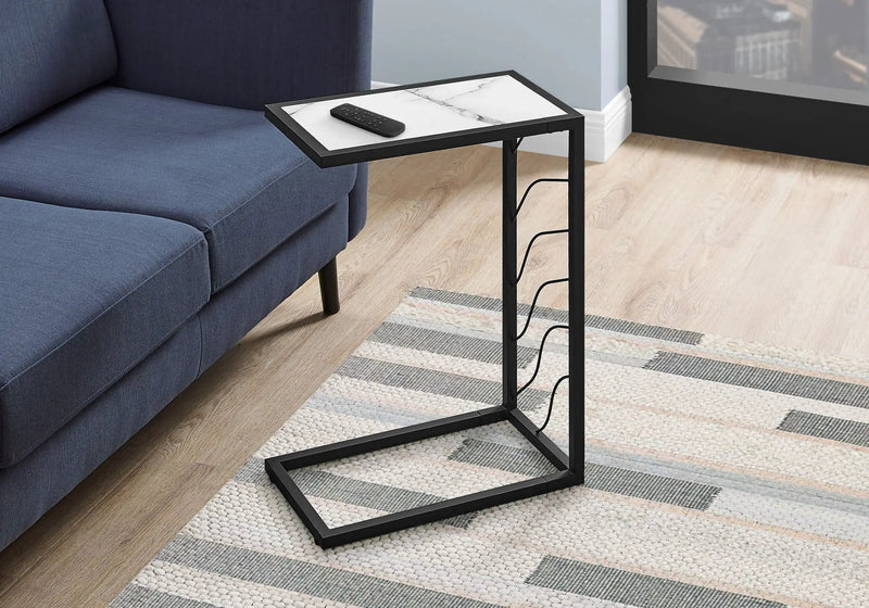 Accent Table, C - Shaped, Contemporary & Modern Convenient Design by Unique Piece Furniture