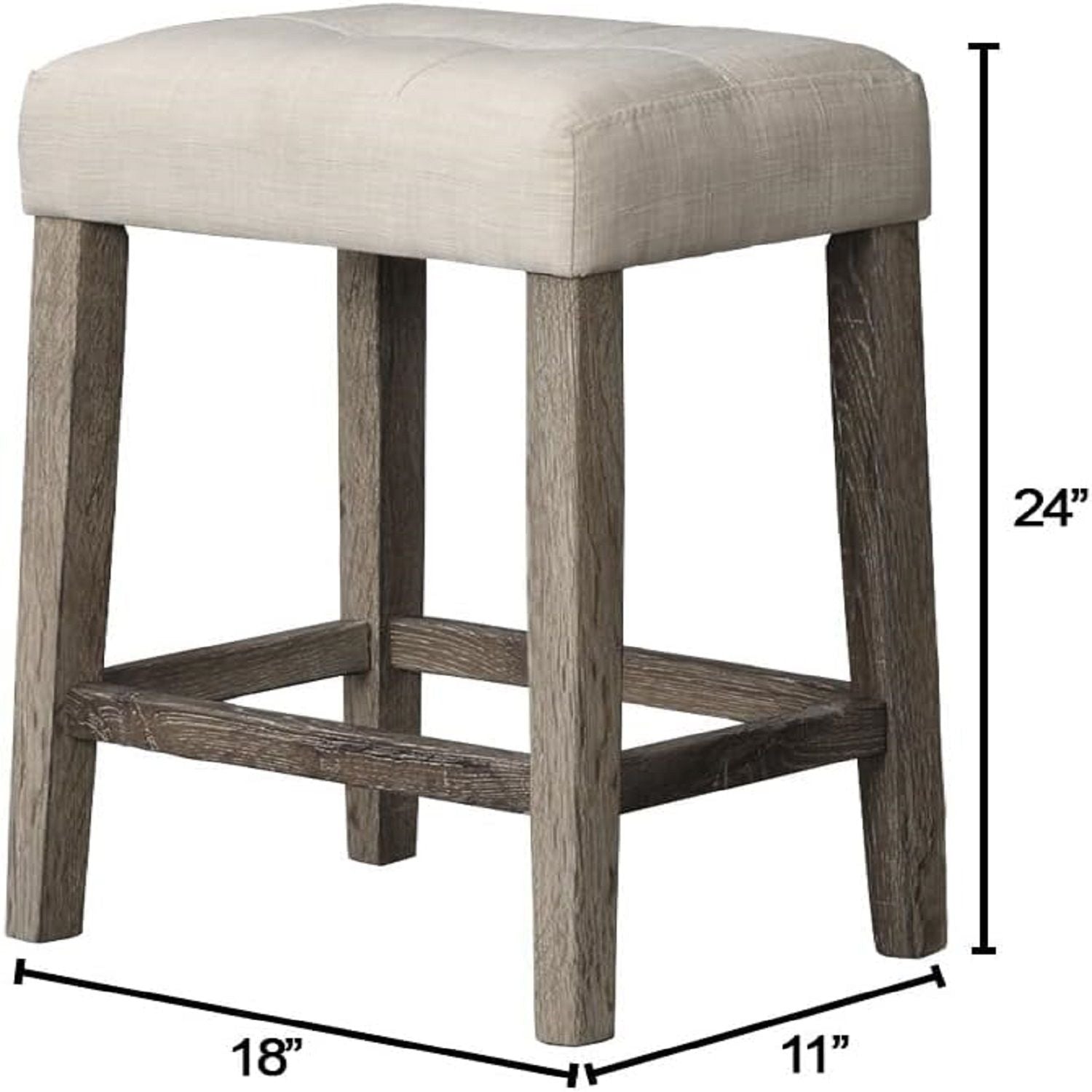 Transitional Backless Counter Stool (Set of 2) by Unique Piece Furniture