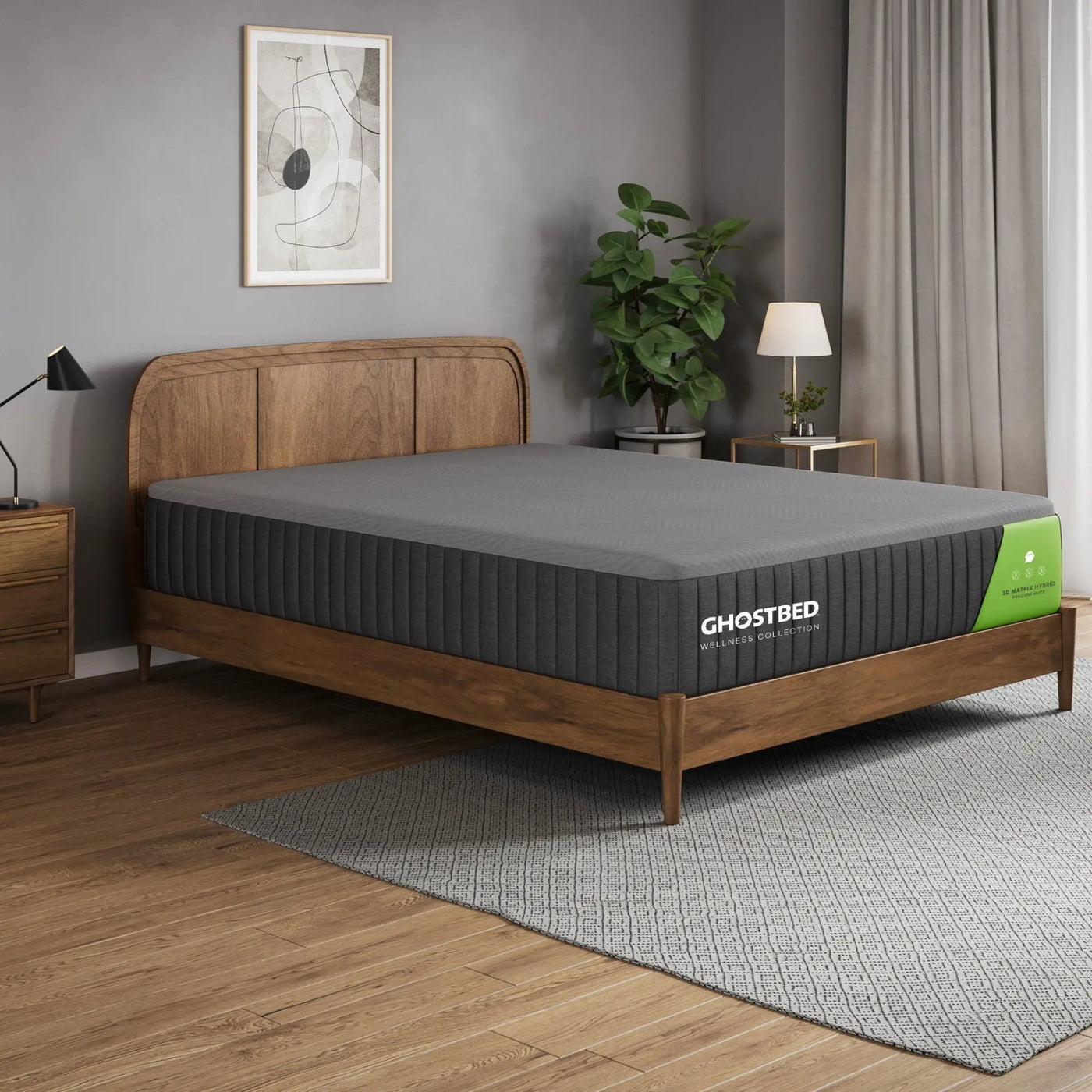 3D Matrix - 12" Hybrid Mattress, Medium Plush Feel by HouseOfZazla