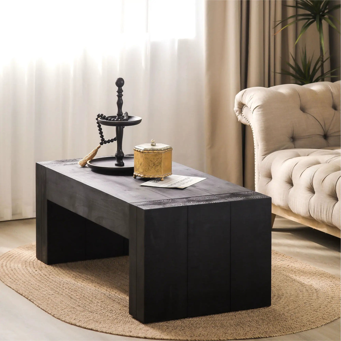 Minimalist Rectangular Center Table For Living Room by Unique Piece Furniture
