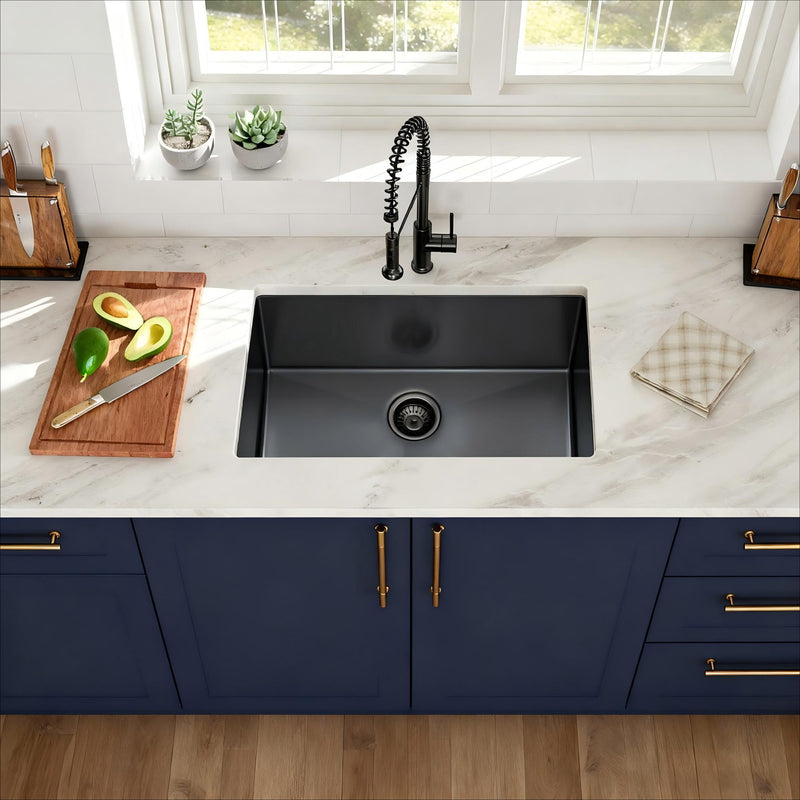 Undermount Kitchen Sink 16 Gauge Single Bowl Stainless Steel by HouseOfZazla