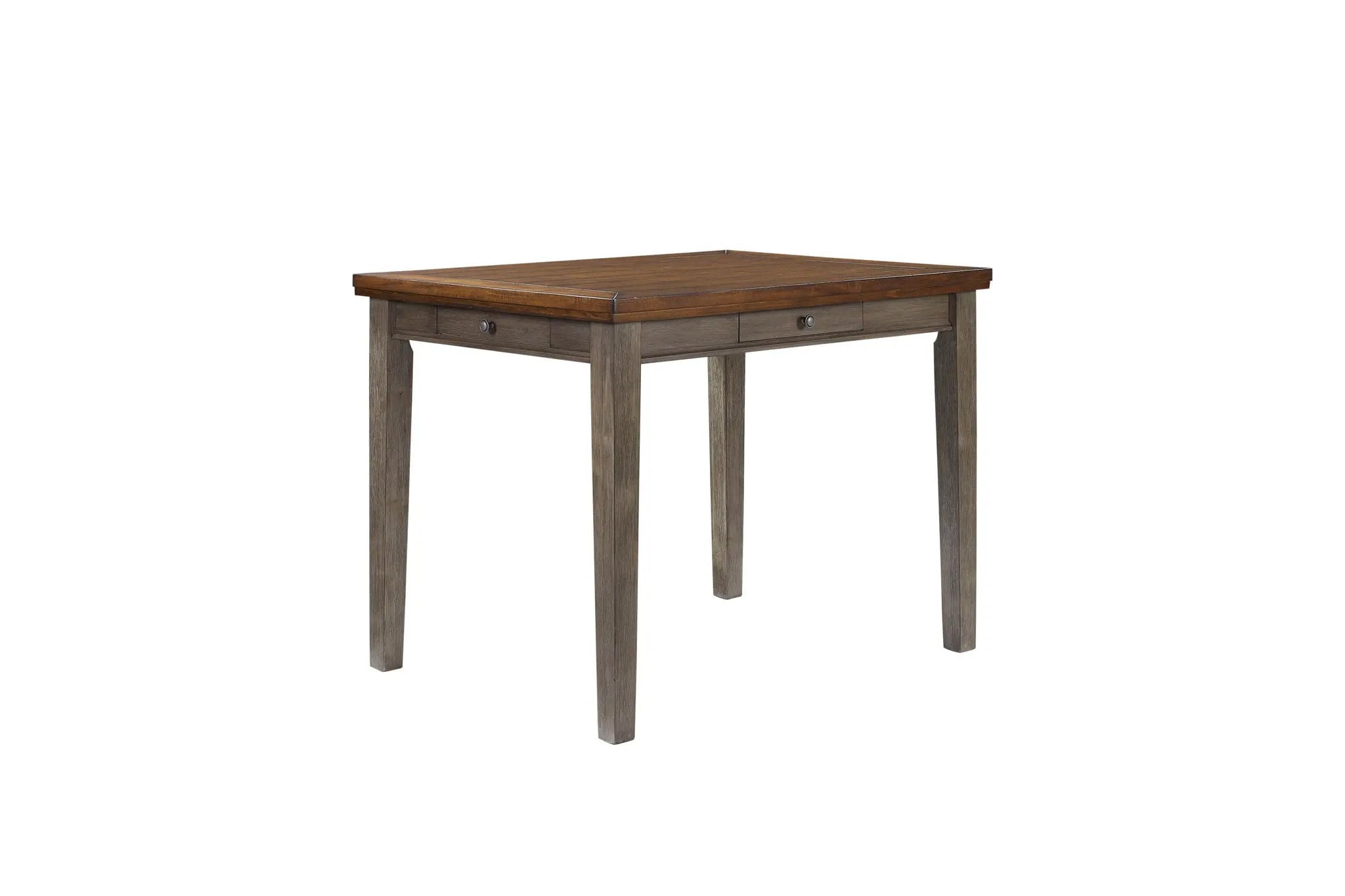 Counter Height 2 Tone 4 Drawer Dining Table - Gray by Unique Piece Furniture