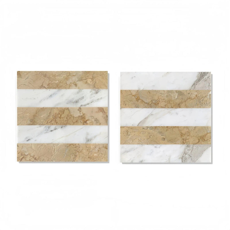 Elegant Waterjet Polished Marble Tile For Floor And Wall by HouseOfZazla