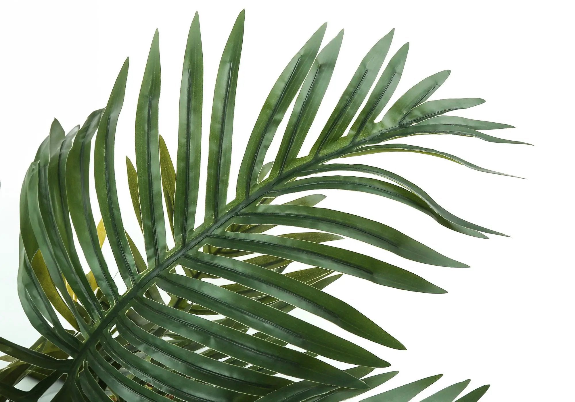 34" Tall, Artificial Plant, Palm Tree, Indoor, Faux, Fake, Floor, Greenery, Potted, Real Touch, Decorative - Green / Black by Unique Piece Furniture
