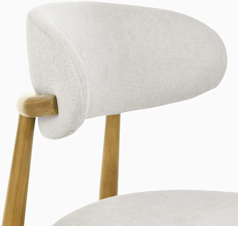 Set of 2 Solid Ash Wood Dining Chairs by HouseOfZazla