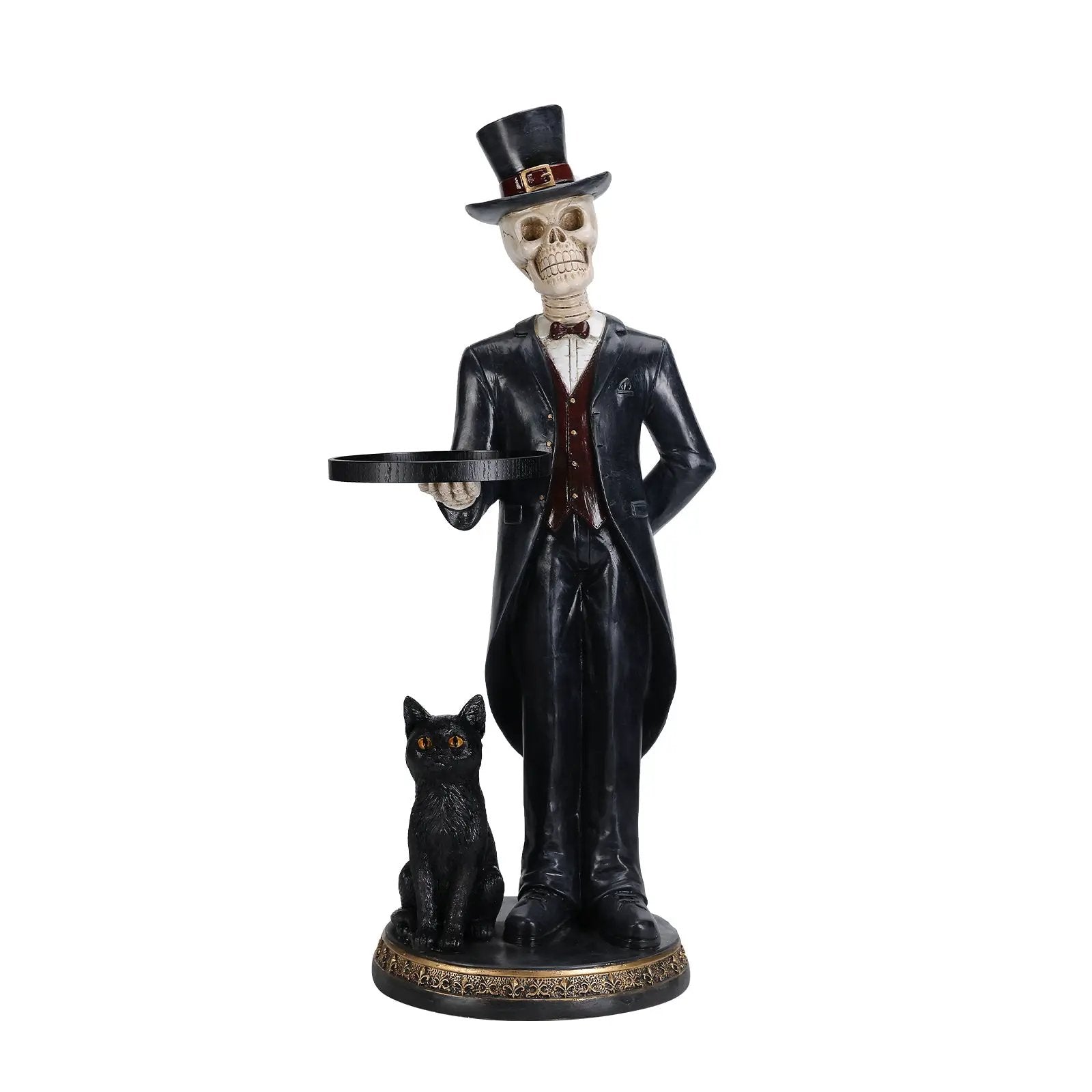 Halloween Skeleton Butler Floor Statue by HouseOfZazla