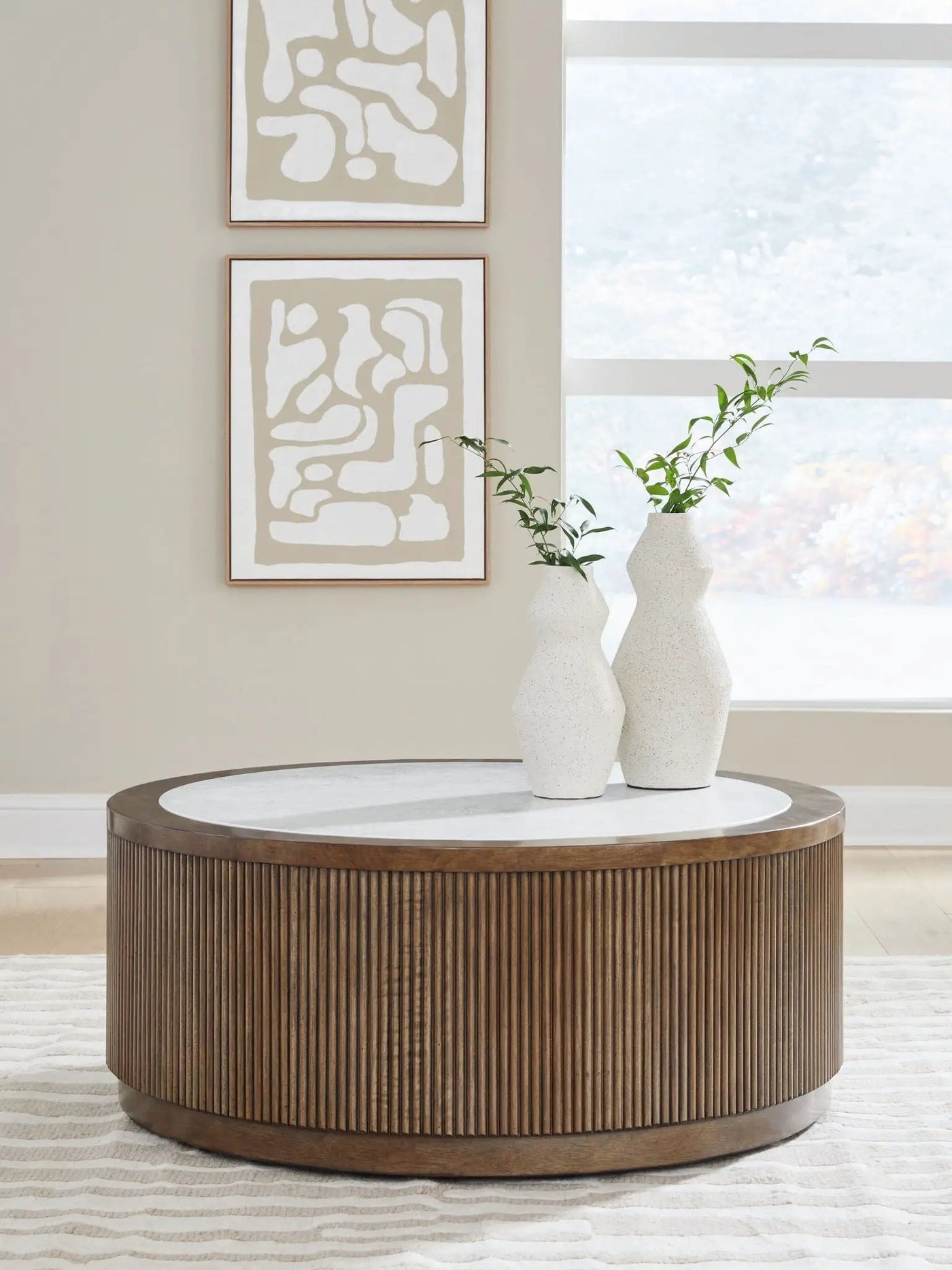 Hadonna - Round Table by Unique Piece Furniture