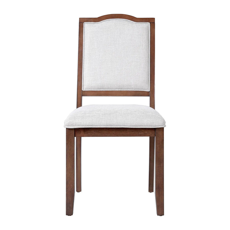 6 Piece Extendable Dining Table Set, Wood Table With Removable Leaf, 4 Upholstered Chairs And Bench - Cherry