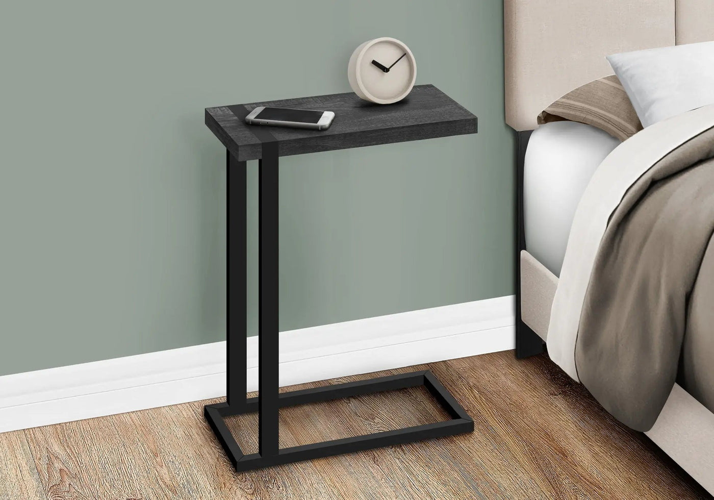 Accent Table, C - Shaped, Contemporary & Modern Stylish Design by Unique Piece Furniture