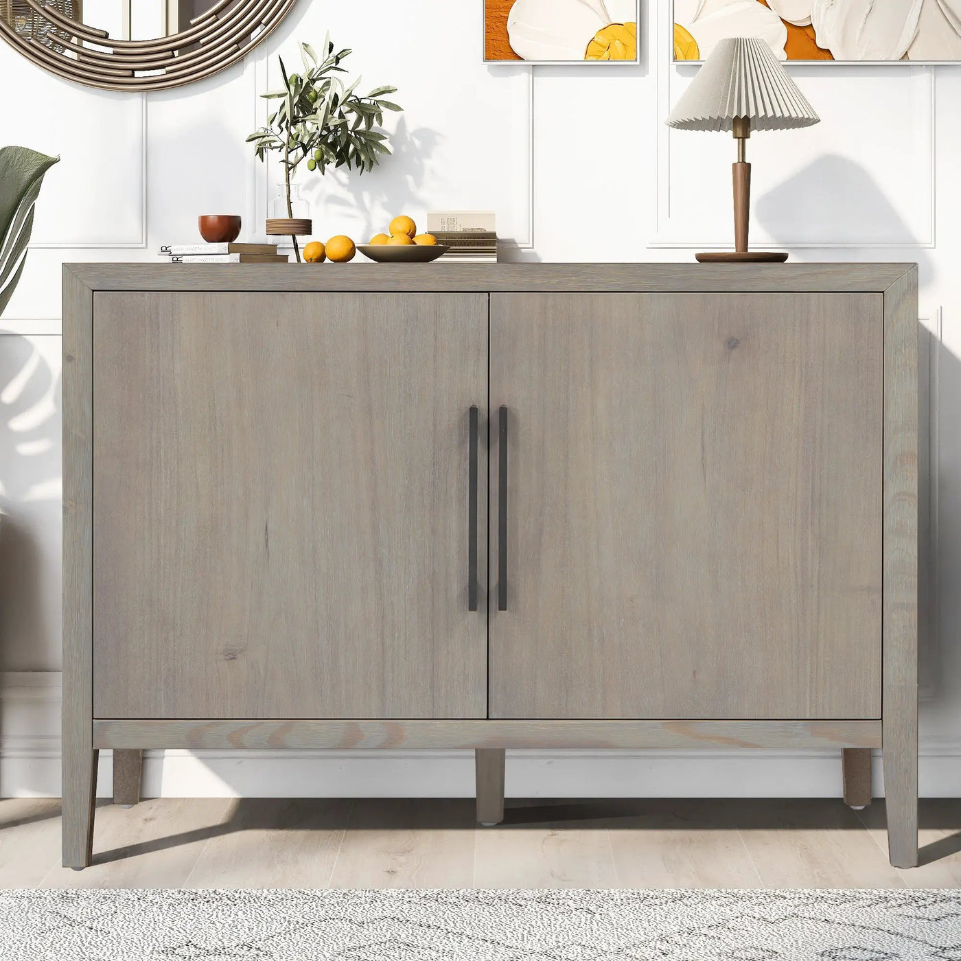 U_STYLE 47.25-Inch Farmhouse Sideboard by HouseOfZazla