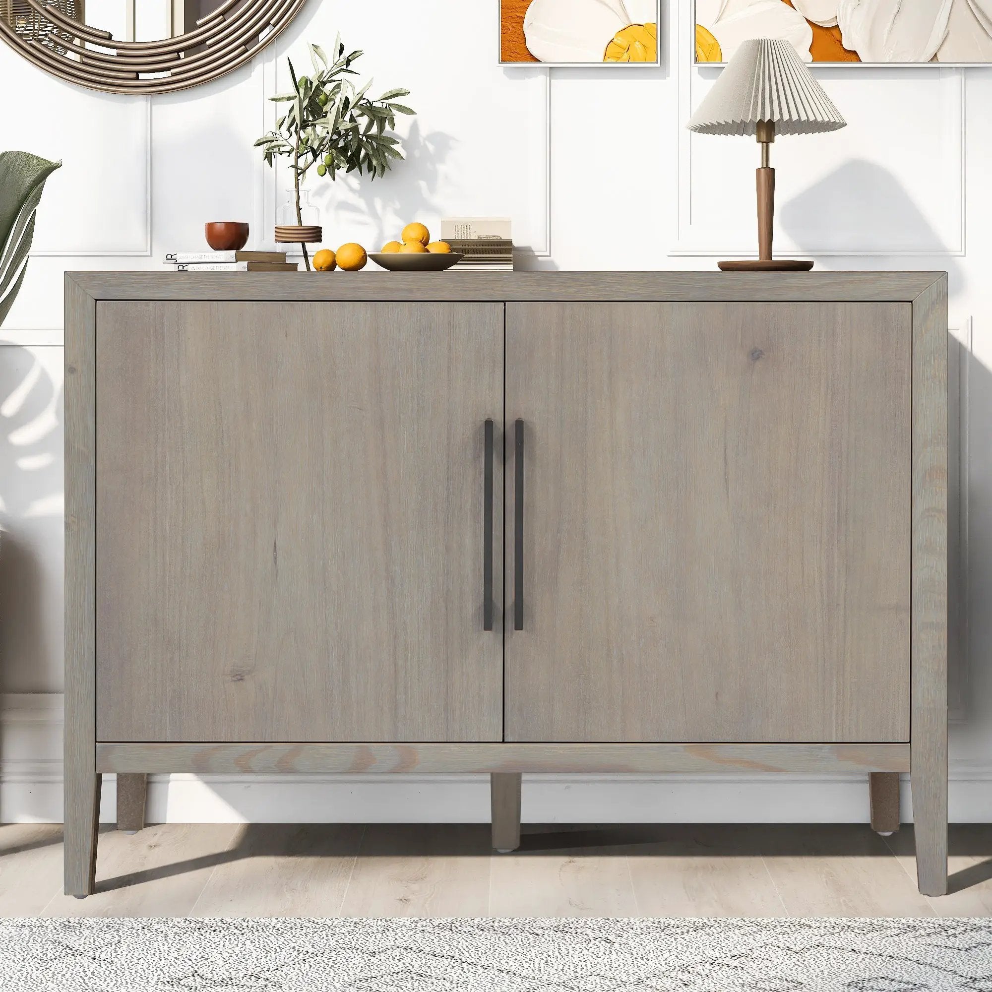 U_STYLE 47.25-Inch Farmhouse Sideboard by HouseOfZazla