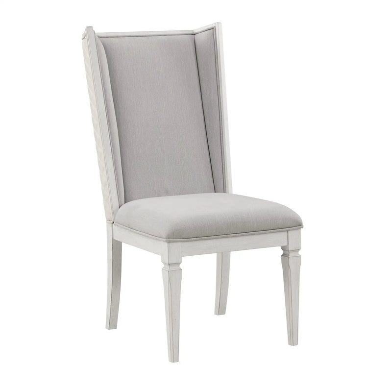 Katia - Side Chair (Set of 2) - Gray / White by HouseOfZazla