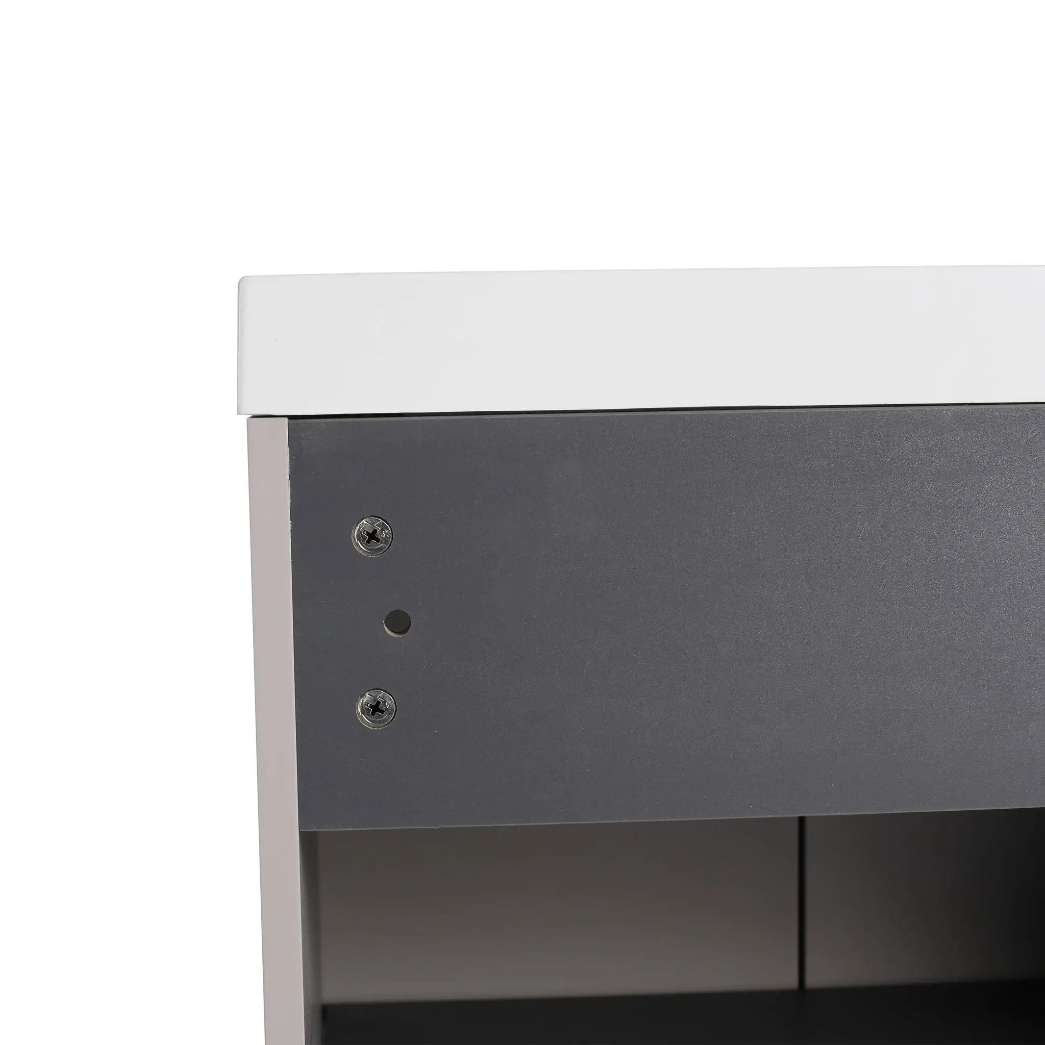 Modern Freestanding Bathroom Vanity With Soft Close Cabinet Doors by HouseOfZazla