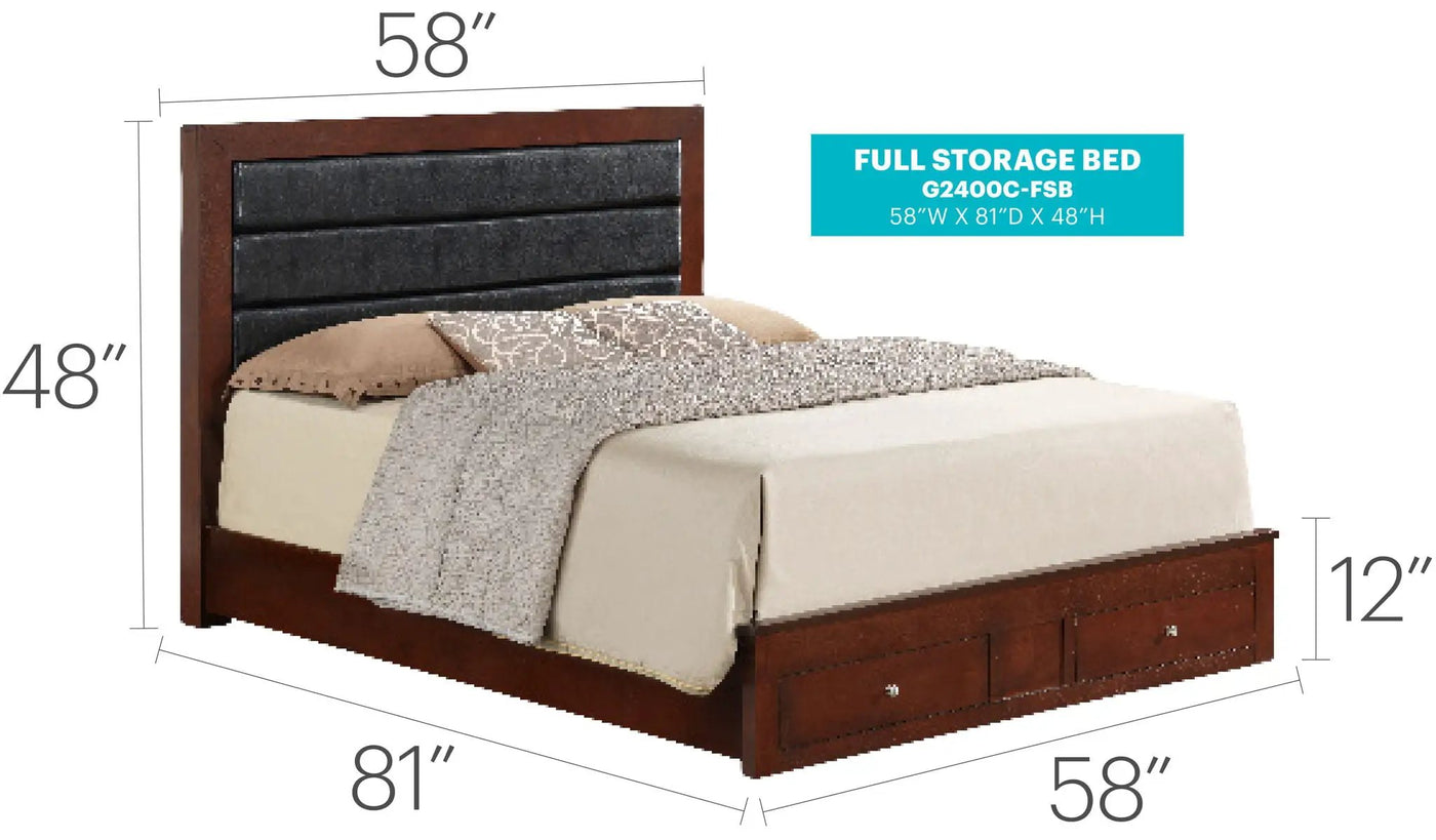 Elegant Storage Bed For Cozy Spaces by Unique Piece Furniture