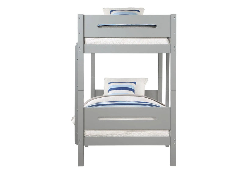 Edah - Twin Twin Bunk Bed - Gray by Unique Piece Furniture