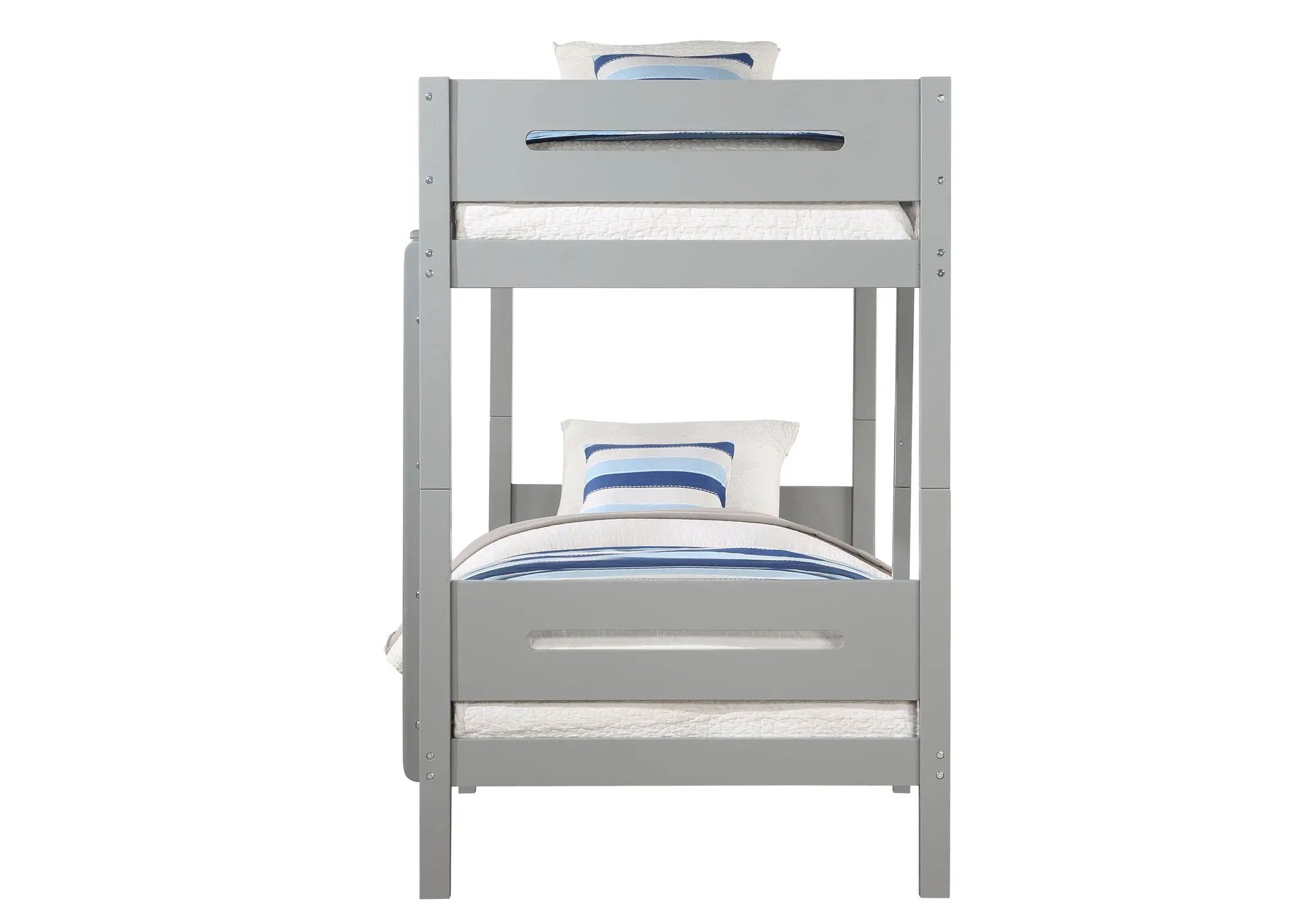 Edah - Twin Twin Bunk Bed - Gray by HouseOfZazla