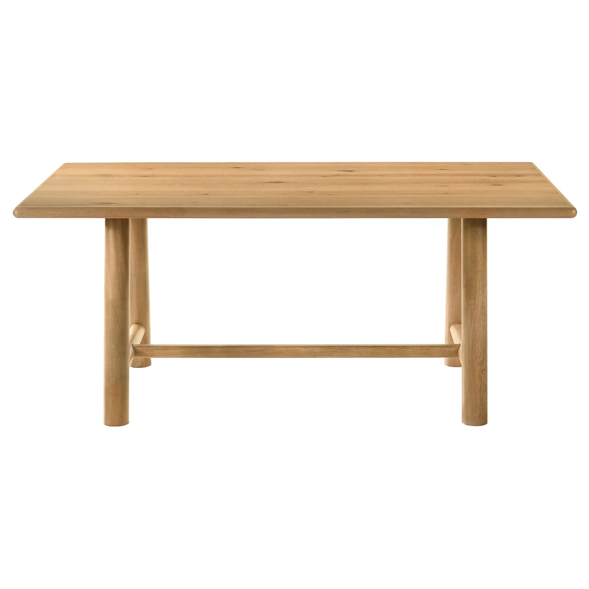 Duncan 71-inch Rectangular Wood Dining Room Table Washed Oak by Unique Piece Furniture