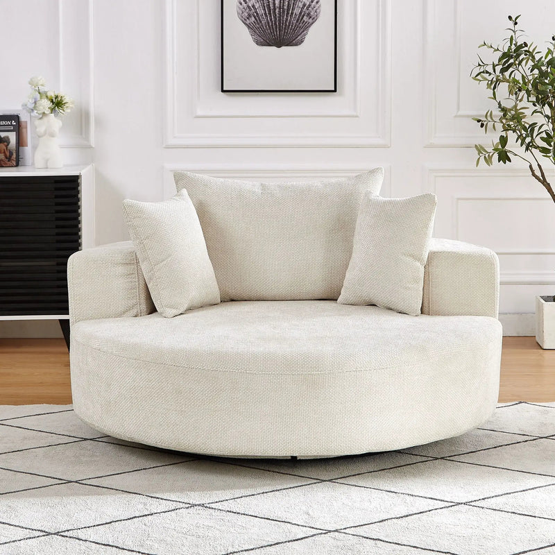 Swivel Chair With Rotating Base For Living Room by HouseOfZazla