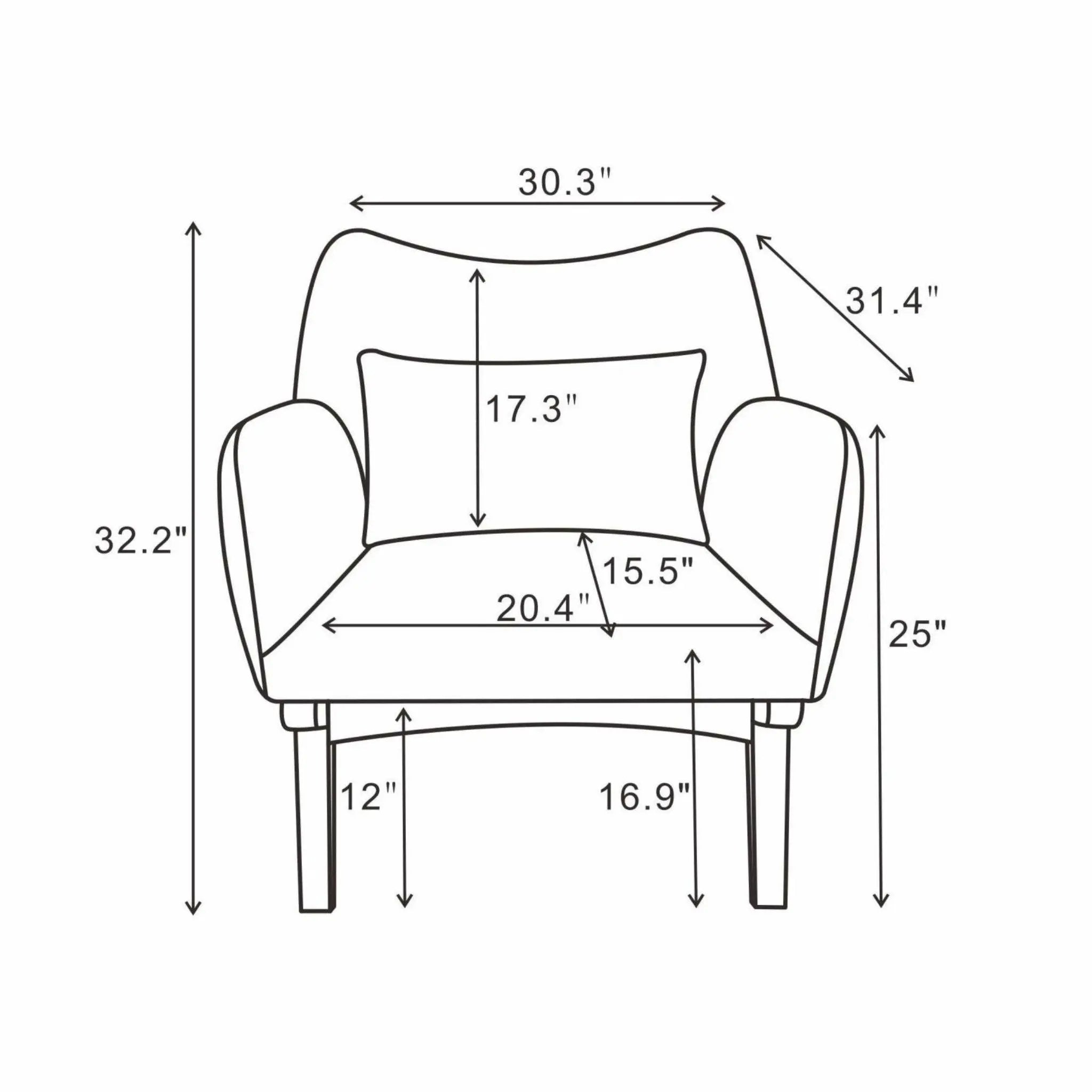 Brayden - Moder Armchair by HouseOfZazla