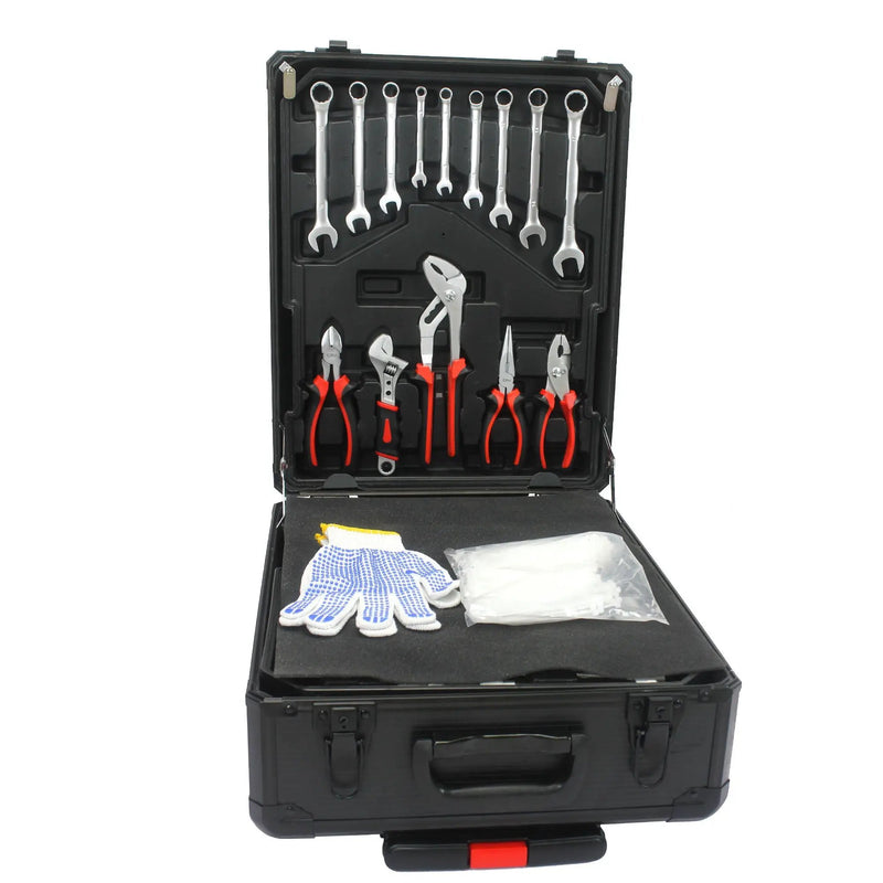 899 Piece Home Repair Tool Set With Rolling Plastic Toolbox, 4 Drawers, General Household Maintenance Kit by HouseOfZazla