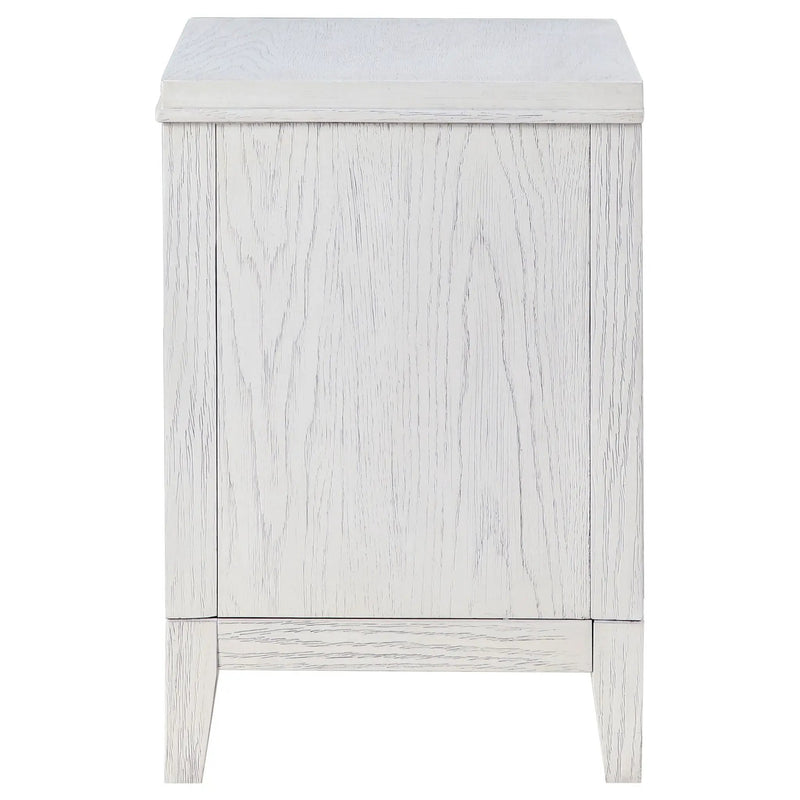 Avril - 2 Drawer Nightstand - White by HouseOfZazla