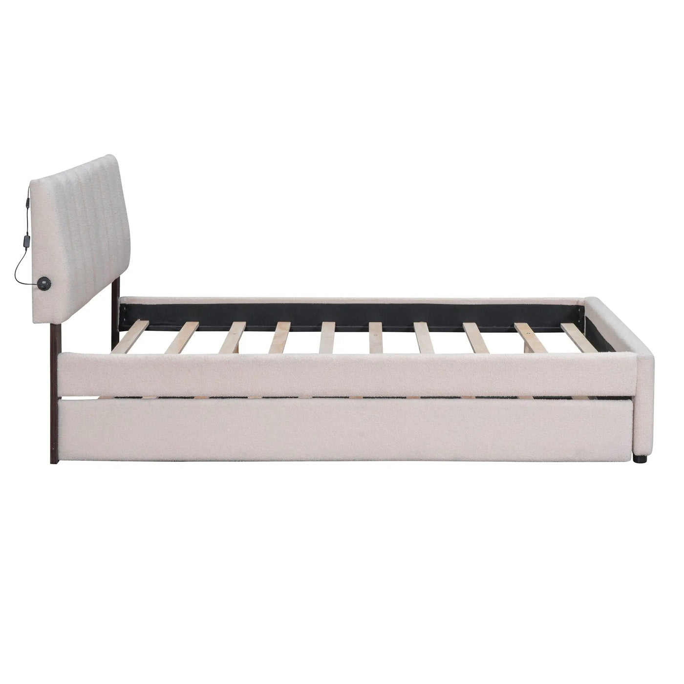 Upholstered Platform Bed With Trundle by Unique Piece Furniture