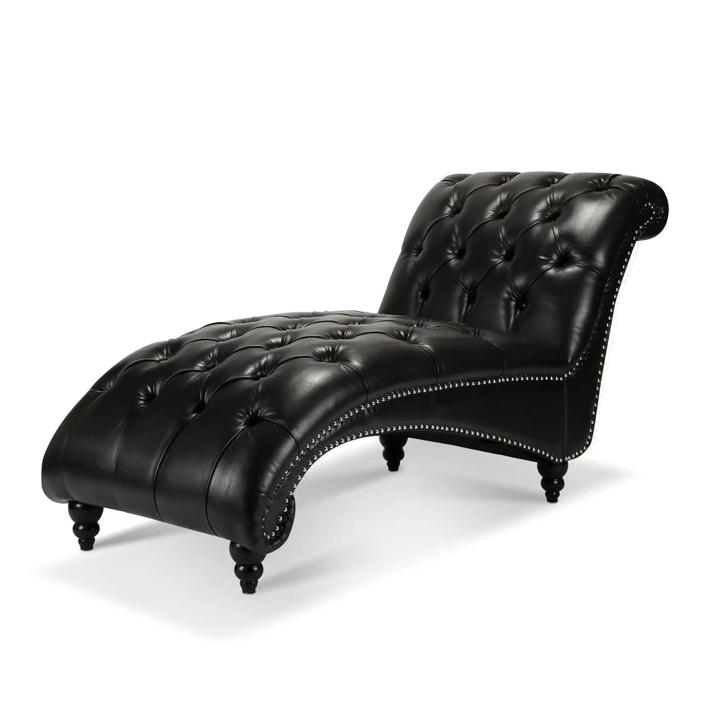 Tufted Armless Chaise Lounge by Unique Piece Furniture