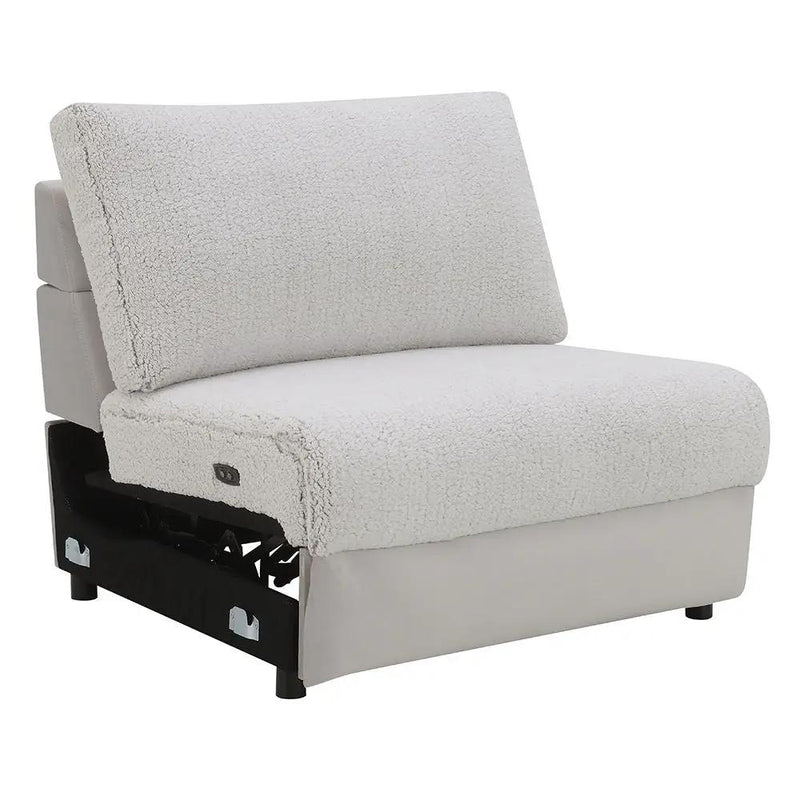 Tarrance - Modular Power Armless Recliner - Gray by Unique Piece Furniture