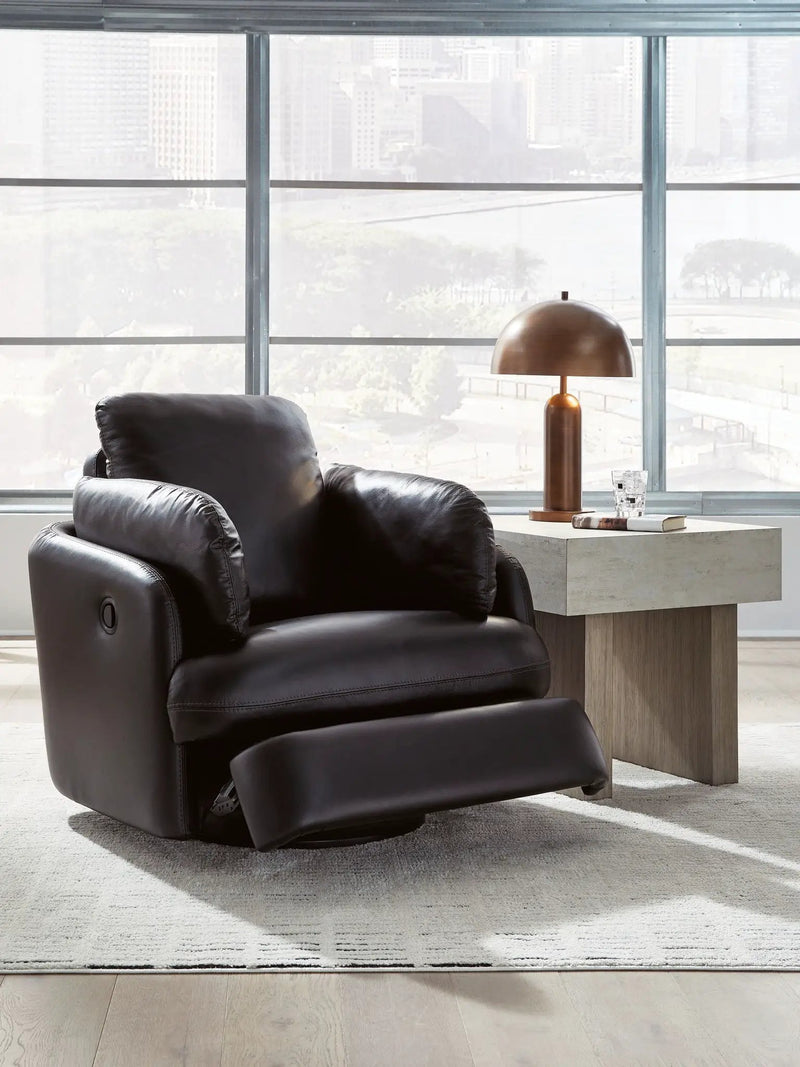 Modmax II - Swivel Glider Recliner - Black by Unique Piece Furniture