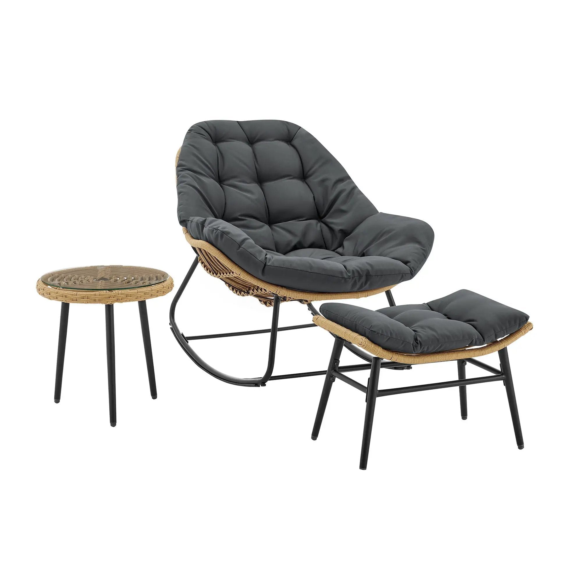 Benson - 3 Piece Lounge Chair Set by HouseOfZazla