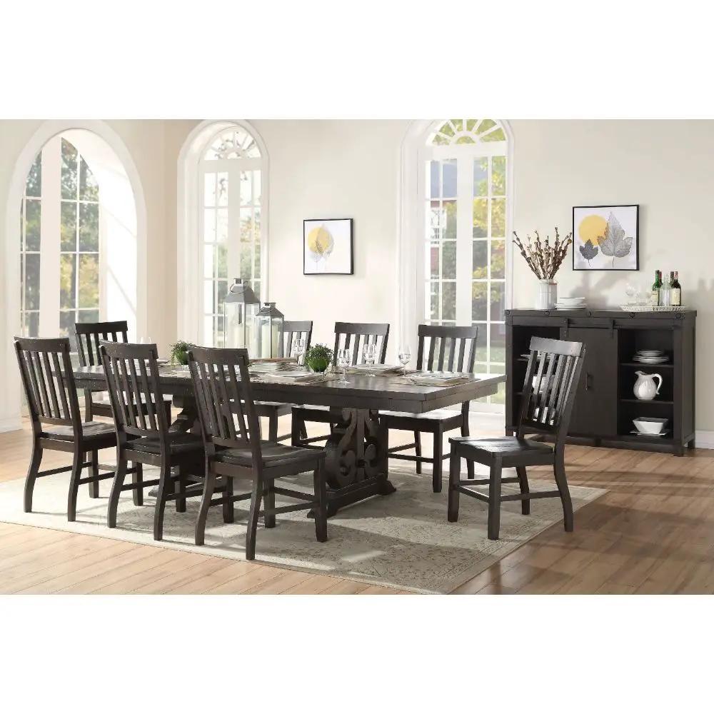 Maisha - Dining Table - Rustic Walnut by Unique Piece Furniture