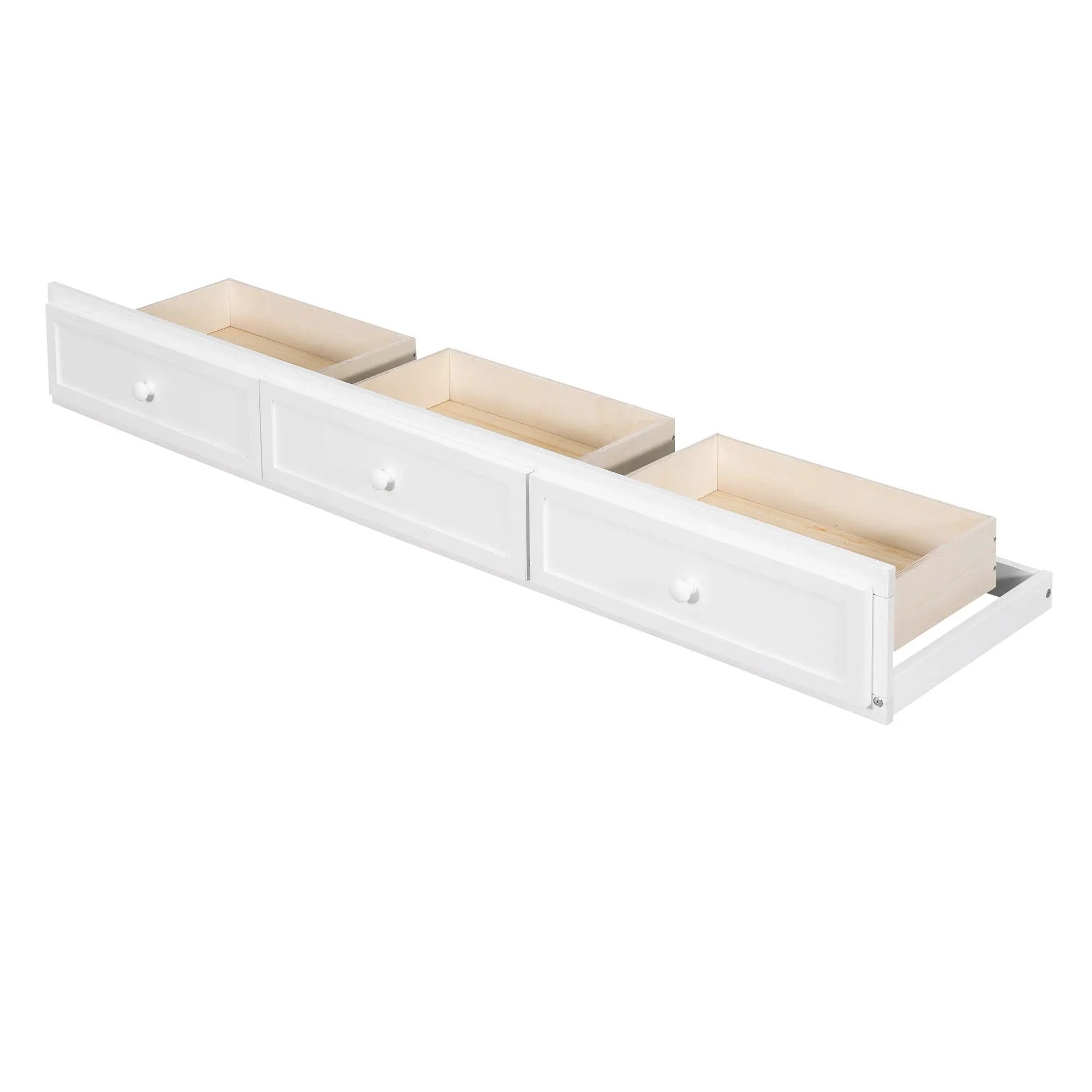 Bunk Bed With Drawers, Ladder And Storage Staircase by HouseOfZazla