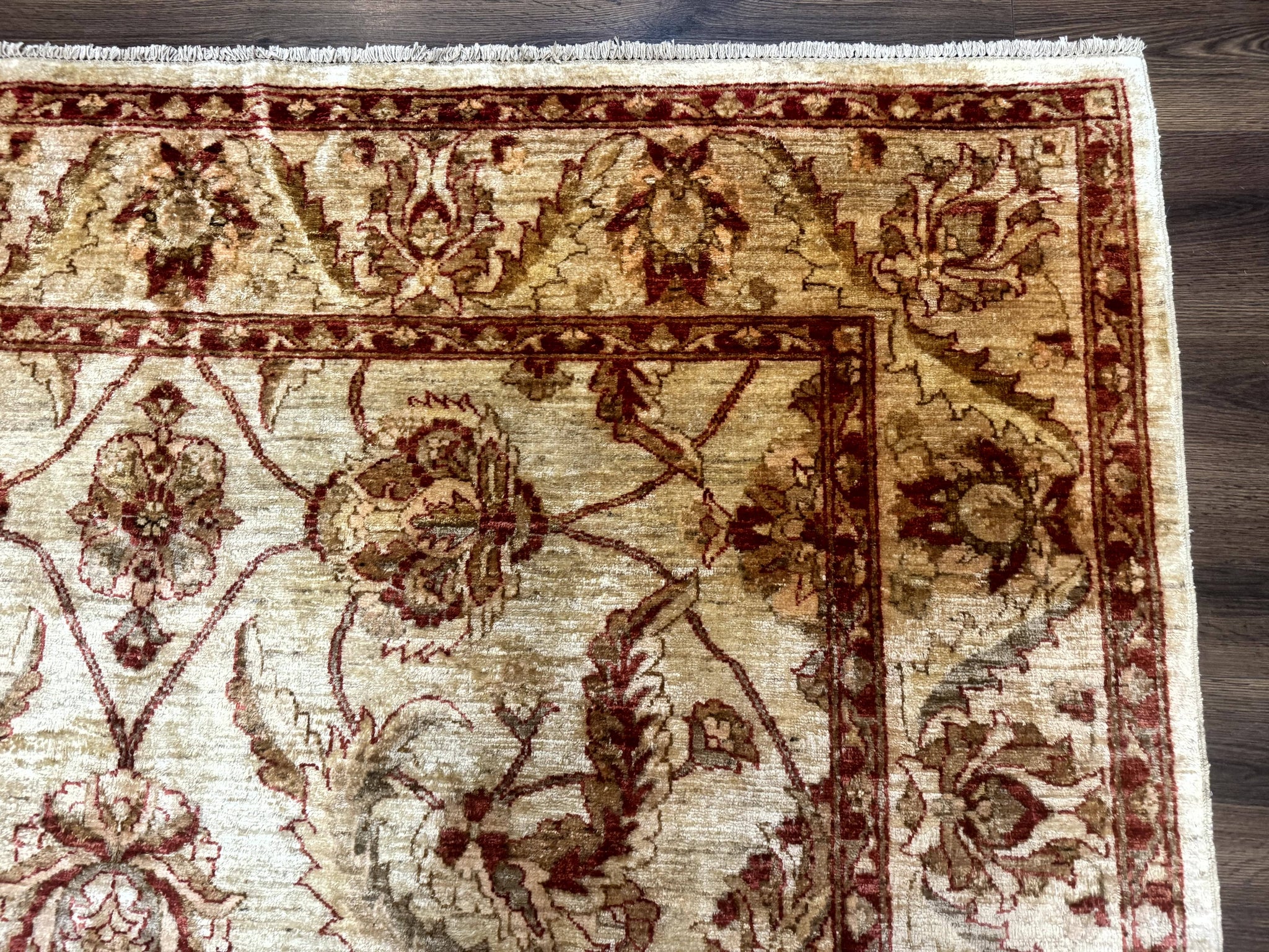 Indian Mahal Rug 7x9, Traditional Wool Carpet by Jewel Rugs