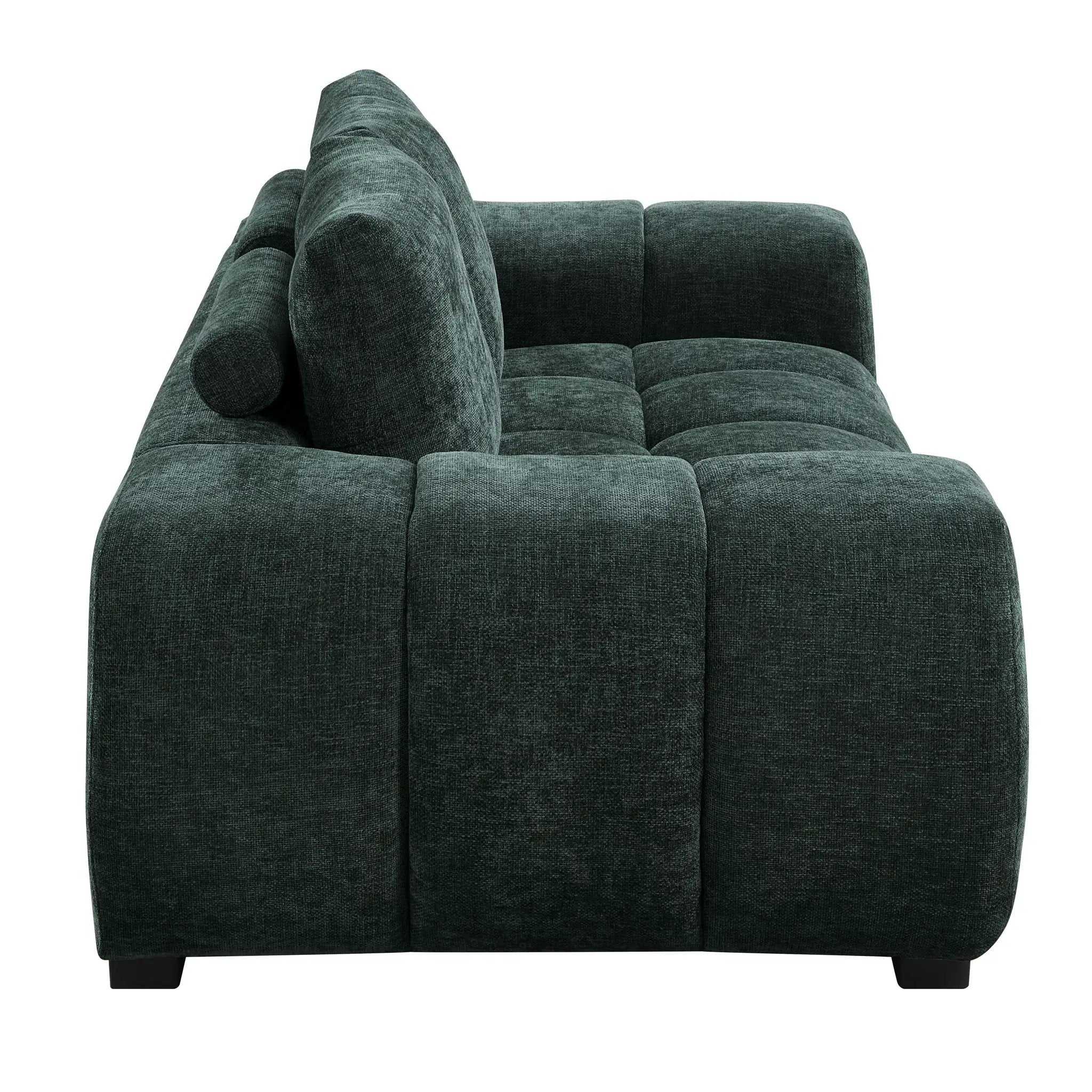 Ferrand Green Chenille Loveseat by HouseOfZazla